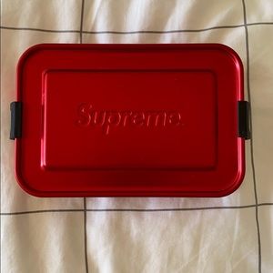 Supreme SIGG Small Metal Box Red